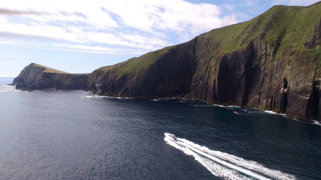 Marine drone filming Cornwall