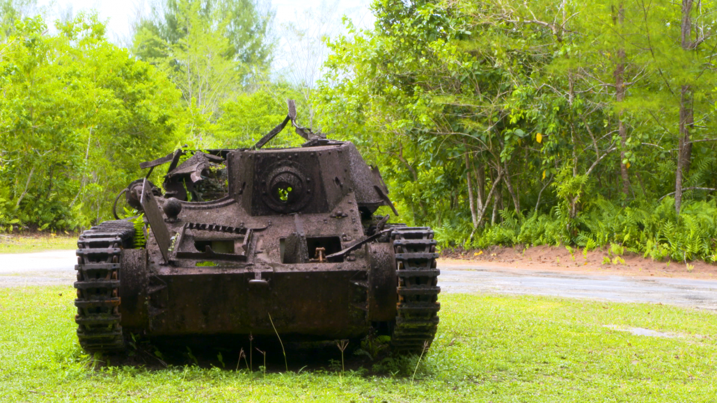 WW2 tank Peleliu